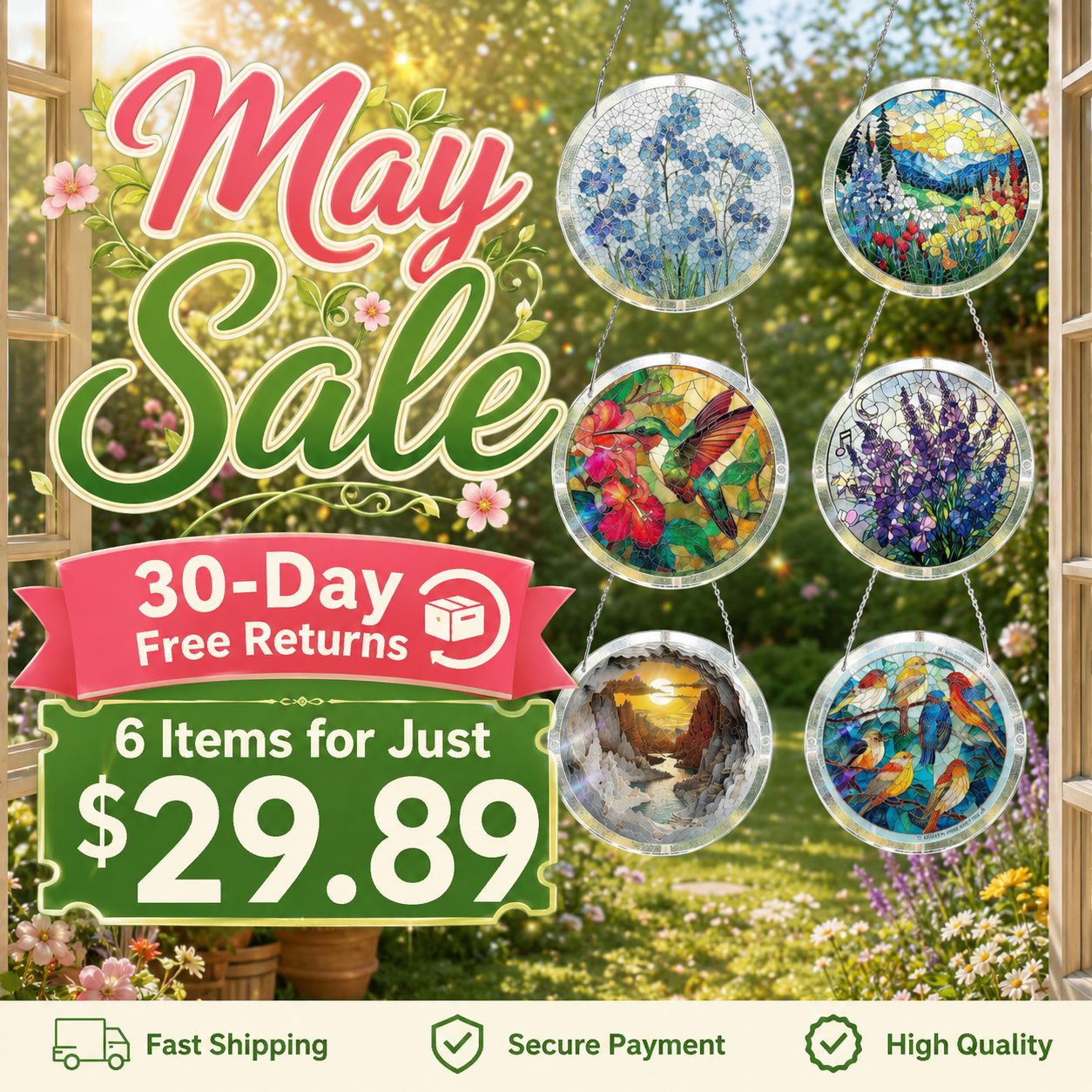 🔥LAST DAY SPECIAL PRICE☀️Acrylic Jigsaw Puzzle Suncatcher 80 Pieces