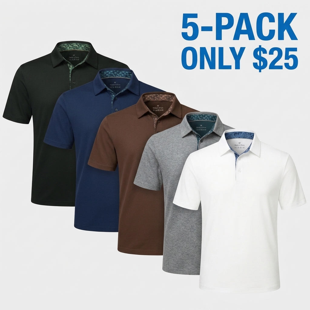 Men's Performance Stretch Polo Shirt
