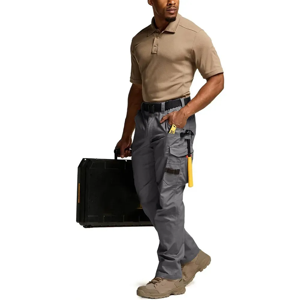 🔥8-PACK Today Only $25.99🔥Men's Ripstop Work Pants,Water Resistant Outdoor Tactical Pants
