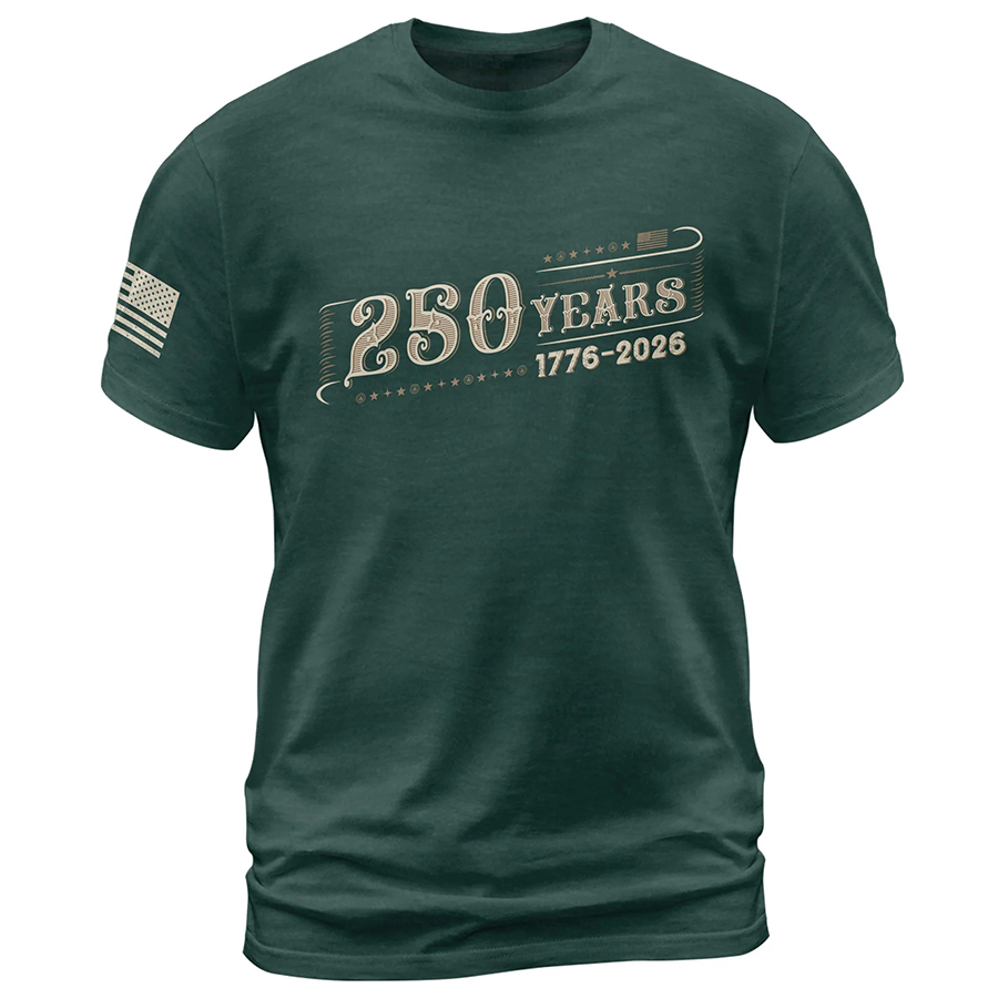 250 Years Independence Anniversary T-Shirt – 1776–2026 Vintage America