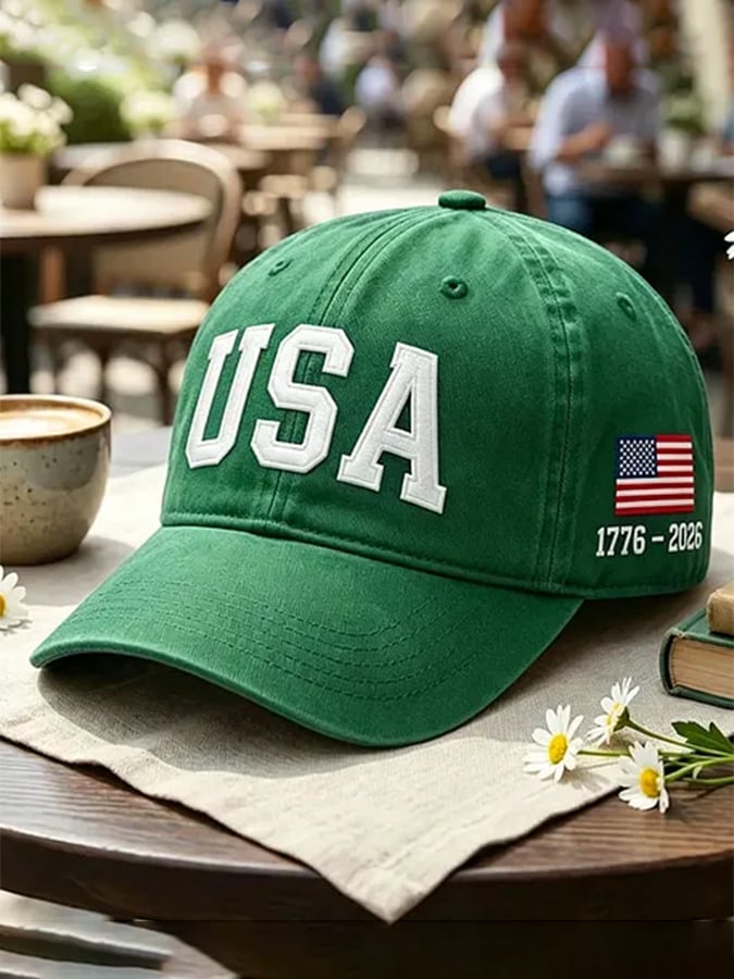 USA Letter Baseball Cap