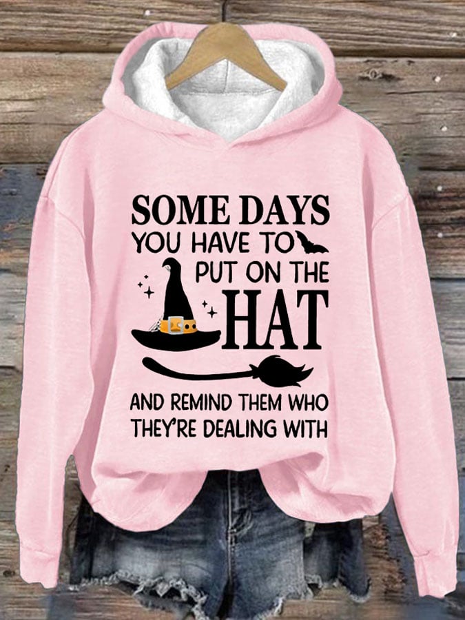 Women's Casual Print Hoodie Long Sleeve Sweatshirt