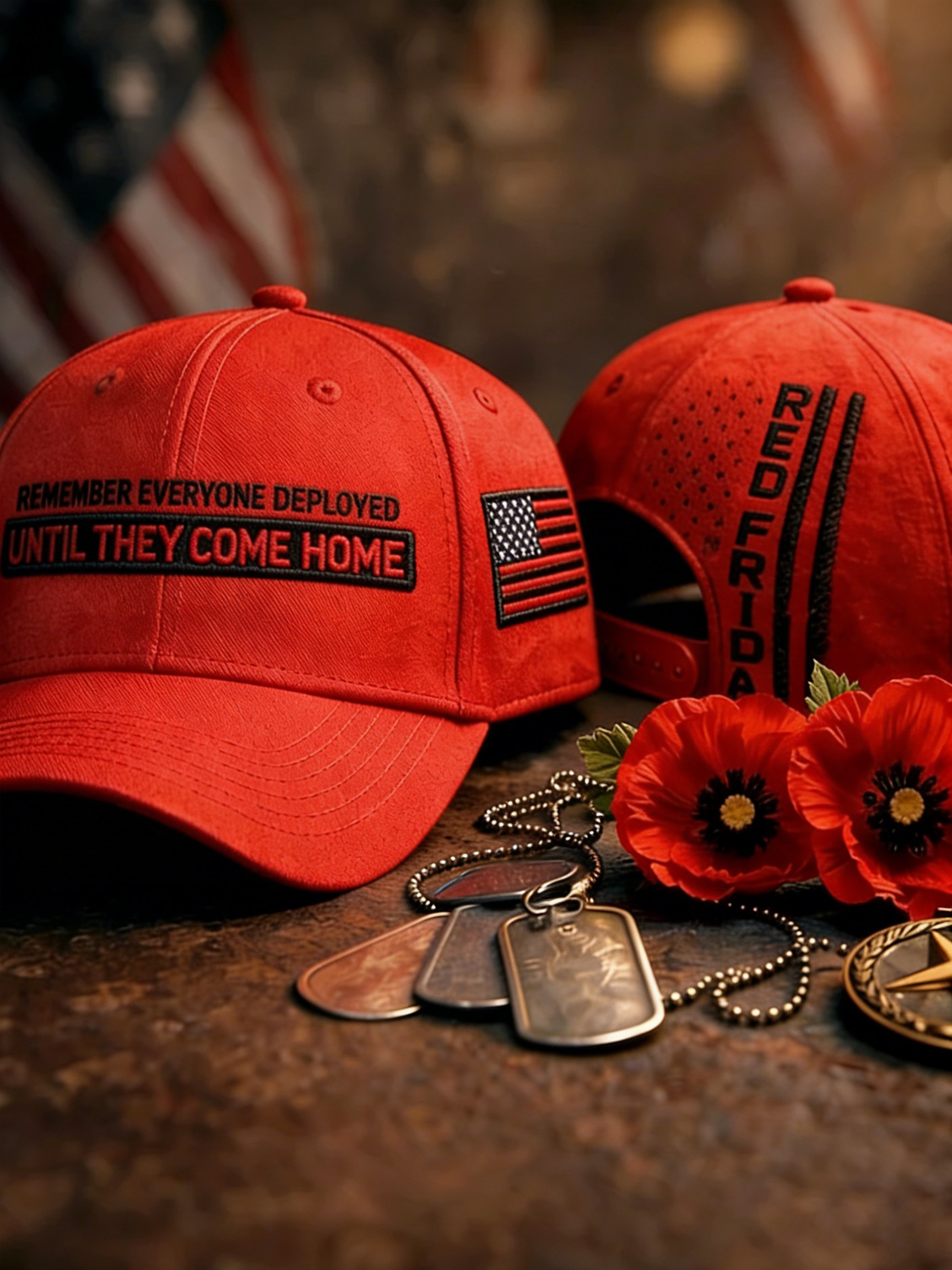 Unisex Red Friday Art Print Hat