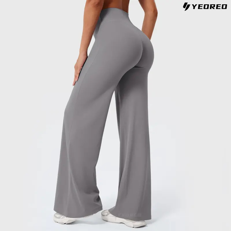 Women's High-Waisted Straight-Leg Yoga Pants/Leggings