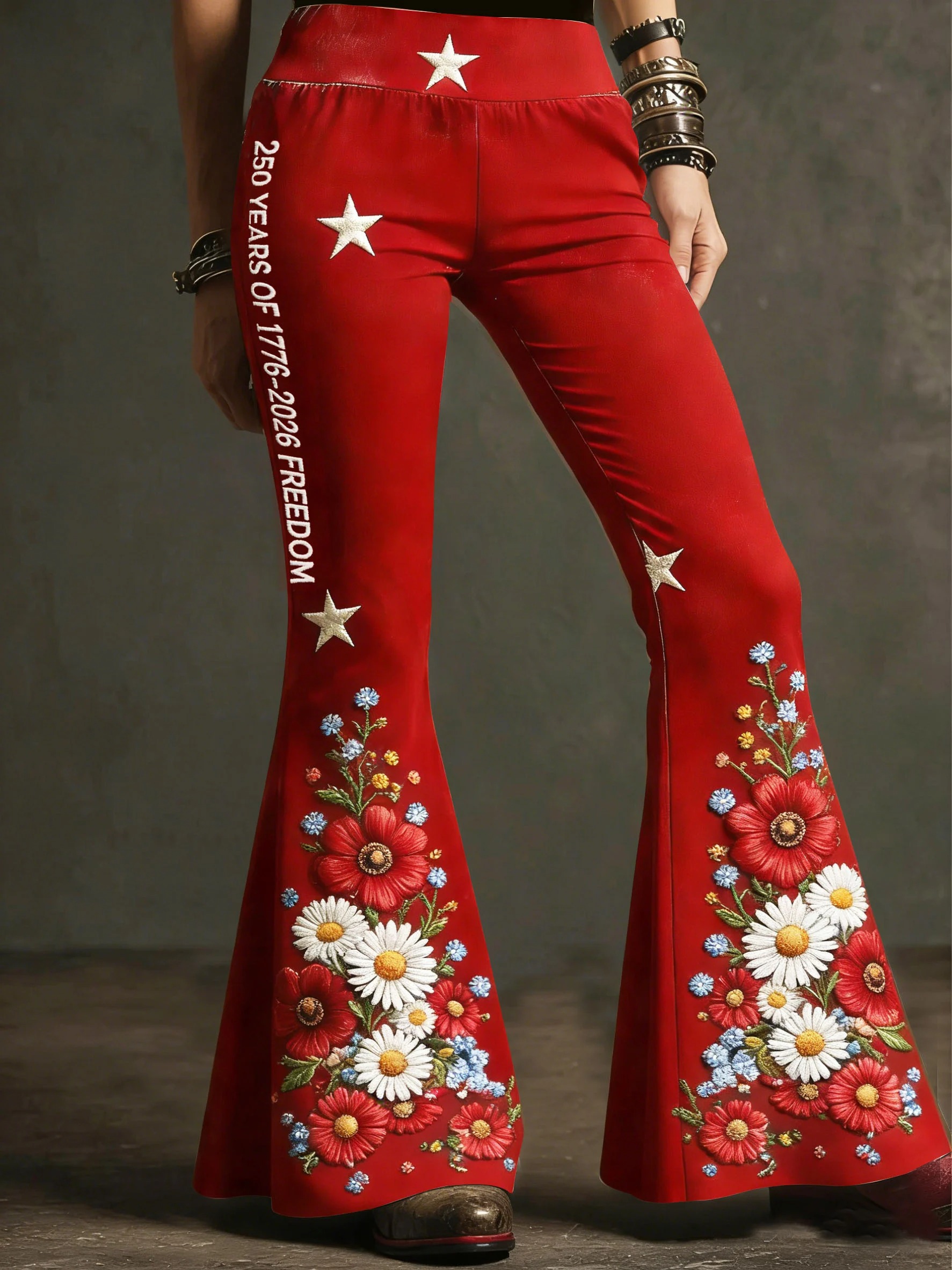 Ladies' Casual 250Th Anniversary Celebration Speaker Pants For The Founding Of The United States