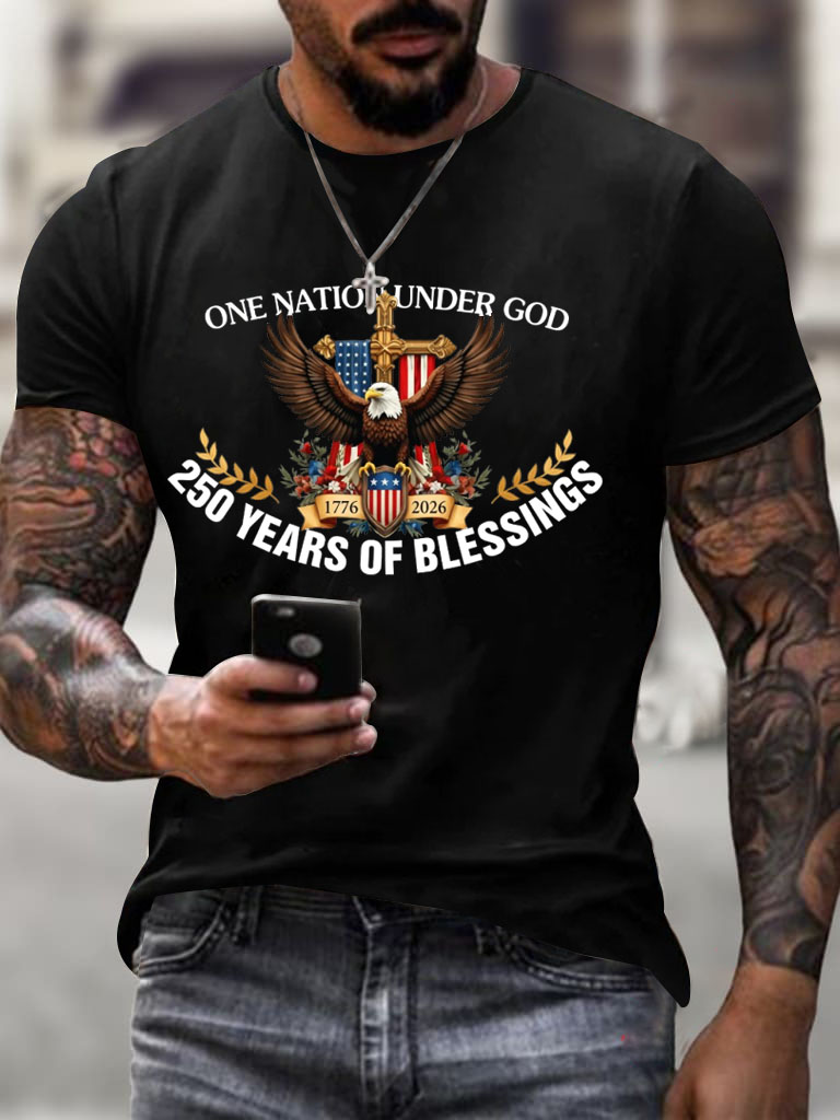 Men'S American Flag Jet Fighter T-Shirt