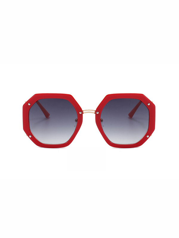Geometric Sun-Protection Sunglasses Accessories