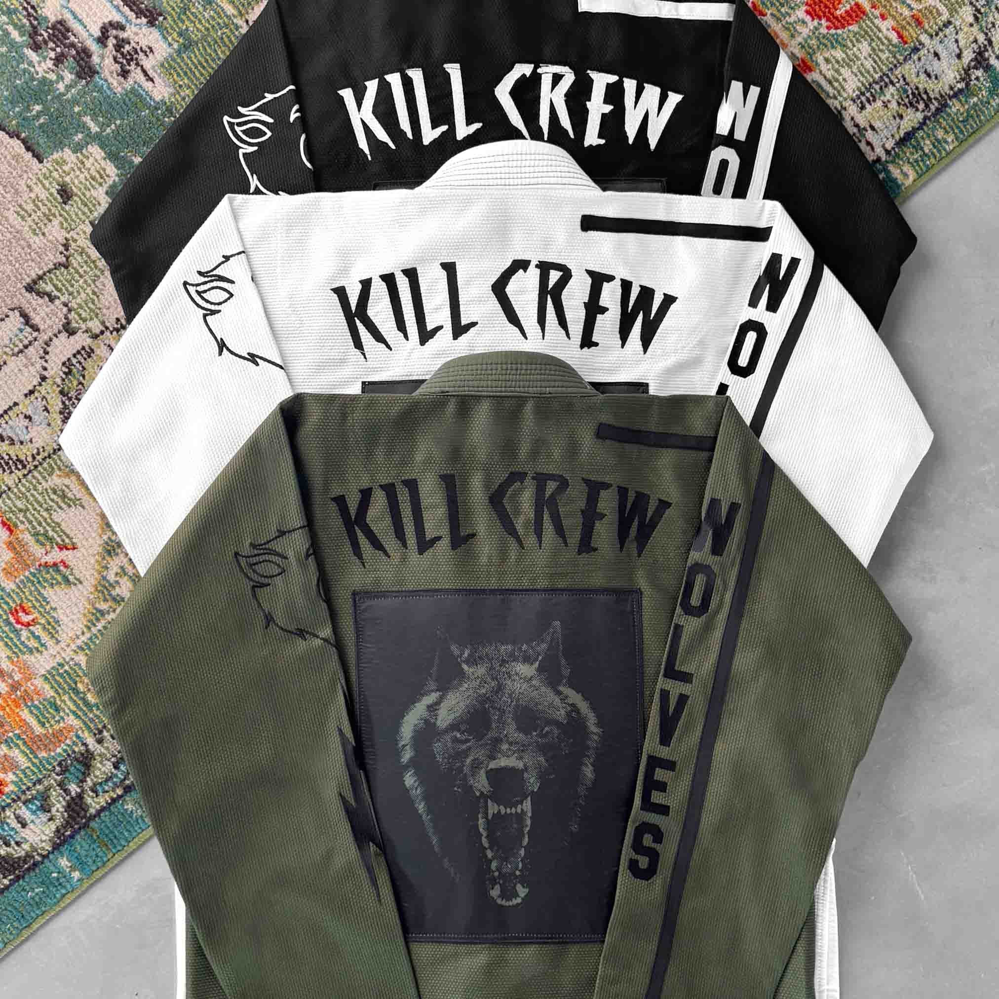 KILL CREW WOLF GI TOP - WHITE