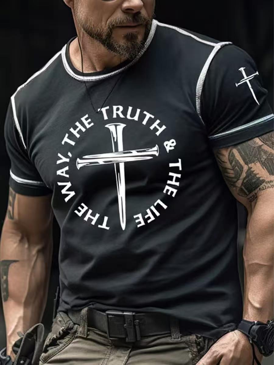 Men'S Faith Printed T-Shirt