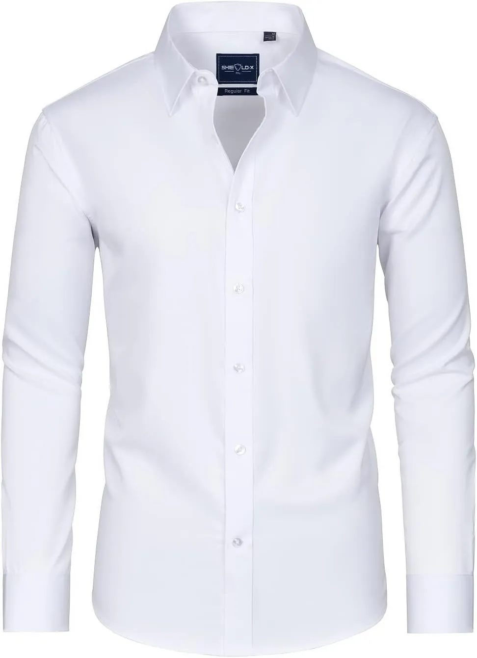 Stain Sheild Dress Shirts for Men Slim Fit Mens Dress Shirts Long Sleeve Button Down Shirt Men Shirts