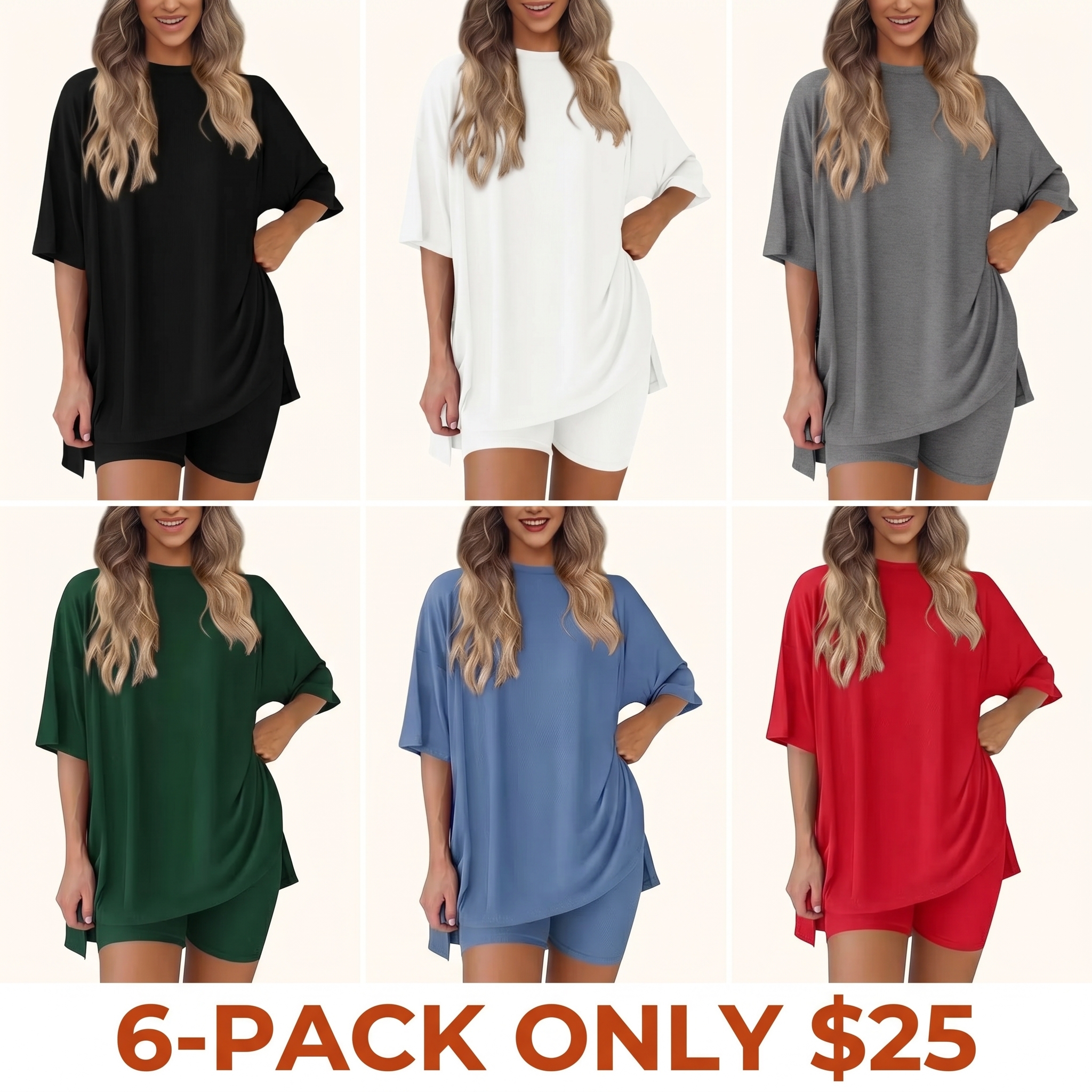 Women's Summer Casual Two-Piece Set: Minimalist Loungewear crafted from soft viscose fabric