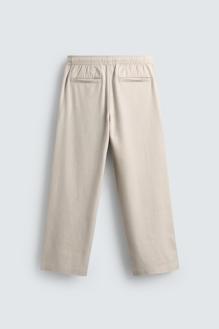 Men's Relaxed Fit Textured Pants