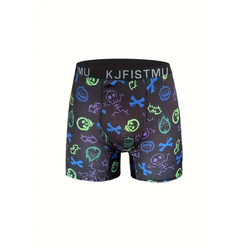 Men's 12-Pack Tie-Dye Boxer Briefs – Soft Breathable Cartoon Striped Underwear & Socks Bundle