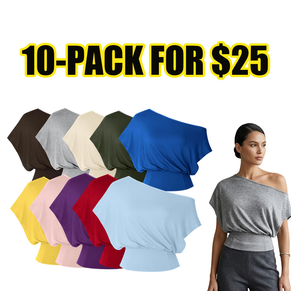 Women's Flirty One-Shoulder Crop Tee