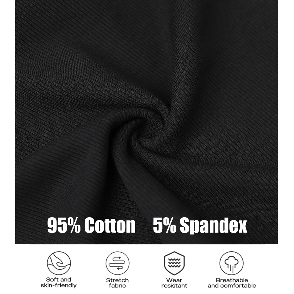 Women Everyday Basic Ribbed Built-in Bra Tank