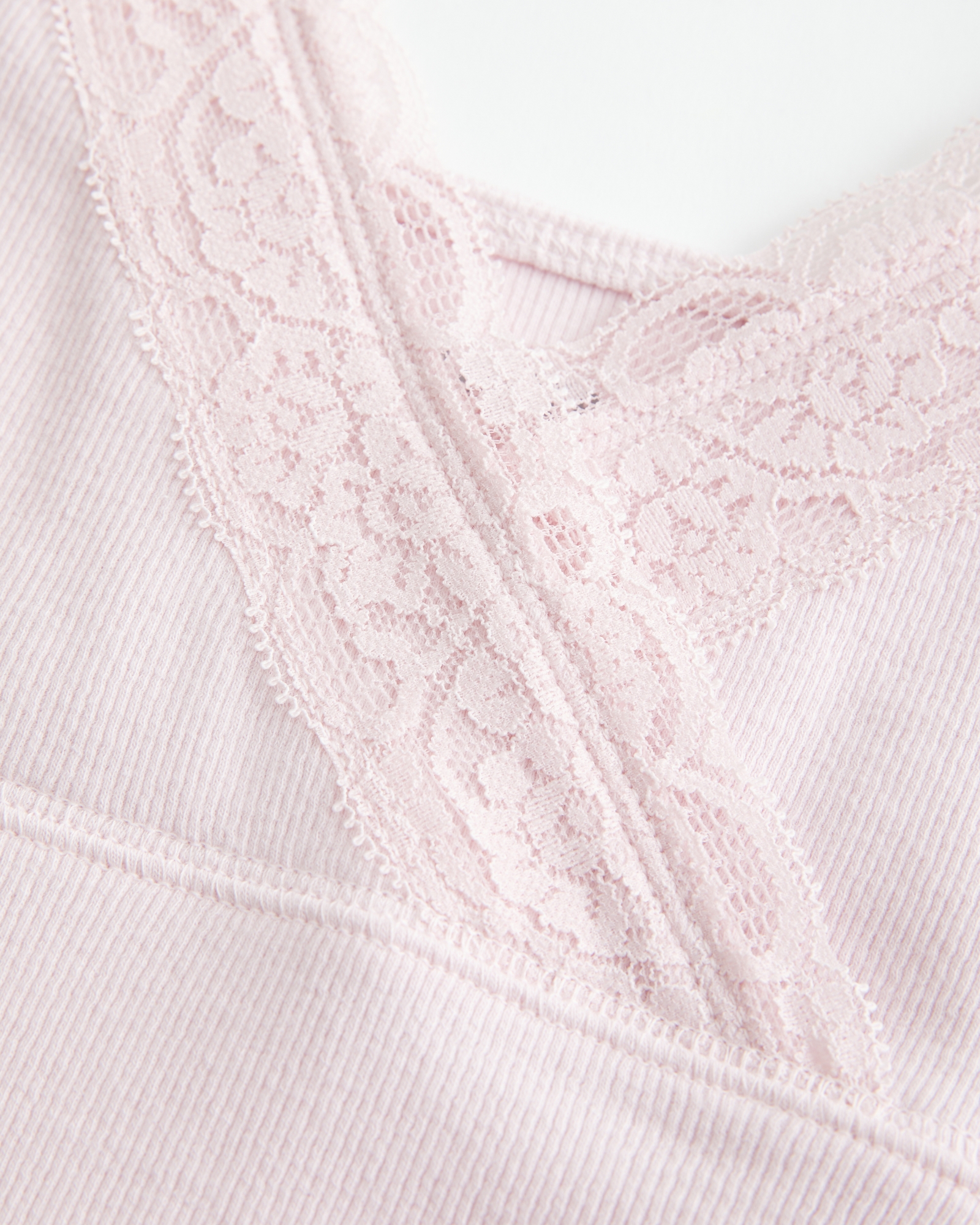 Wrap Lace Trim Layering Cami