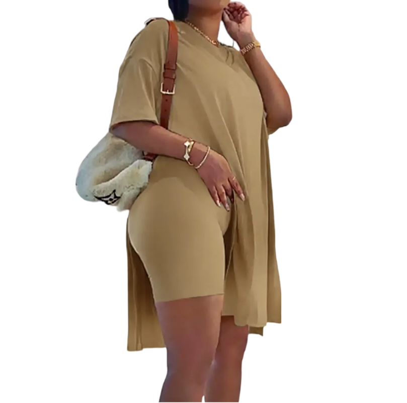 Women's Spring Summer Hooded Top & Lounge Pants Set