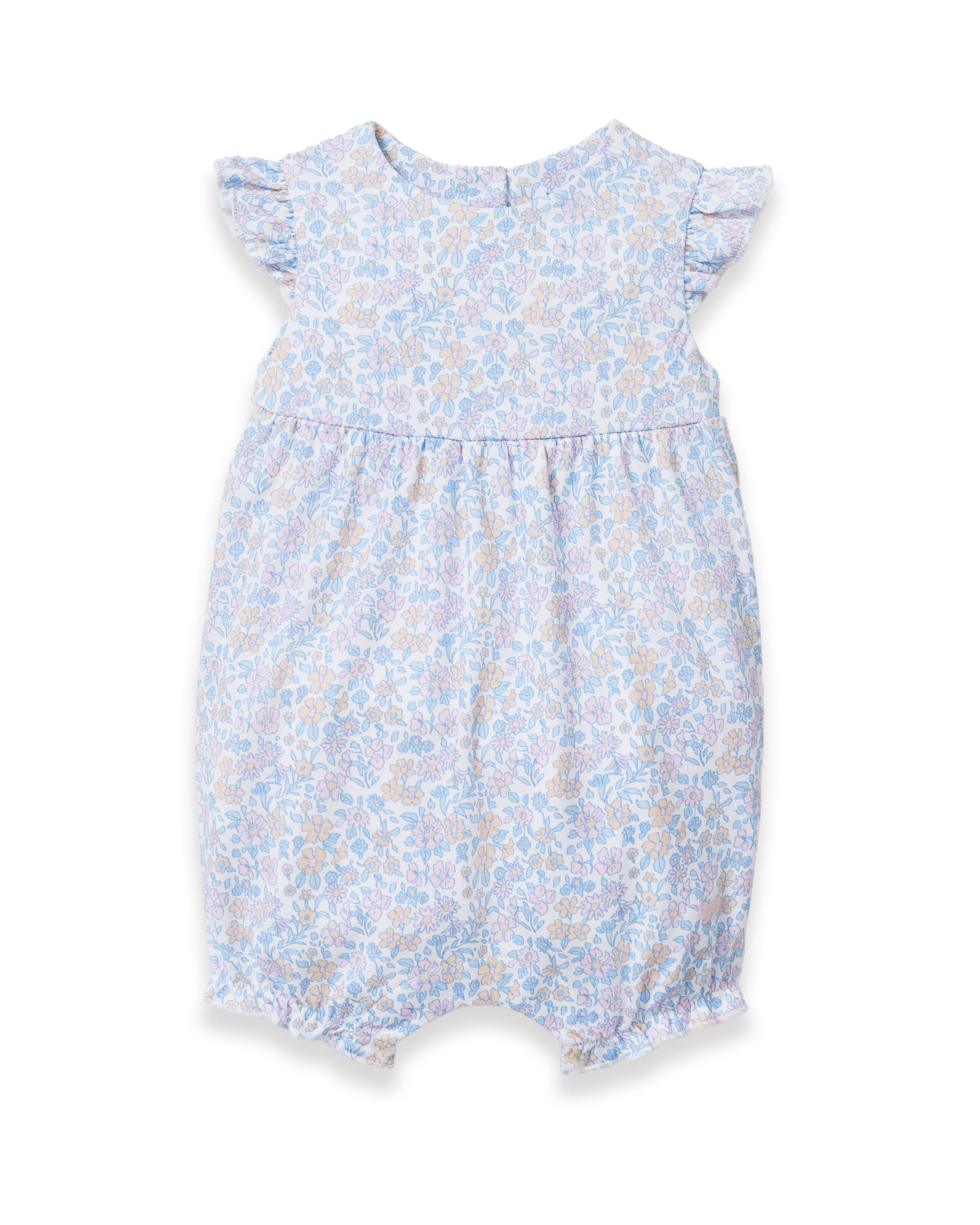 Baby's Pima Isla Play Romper in Fleur Blanche