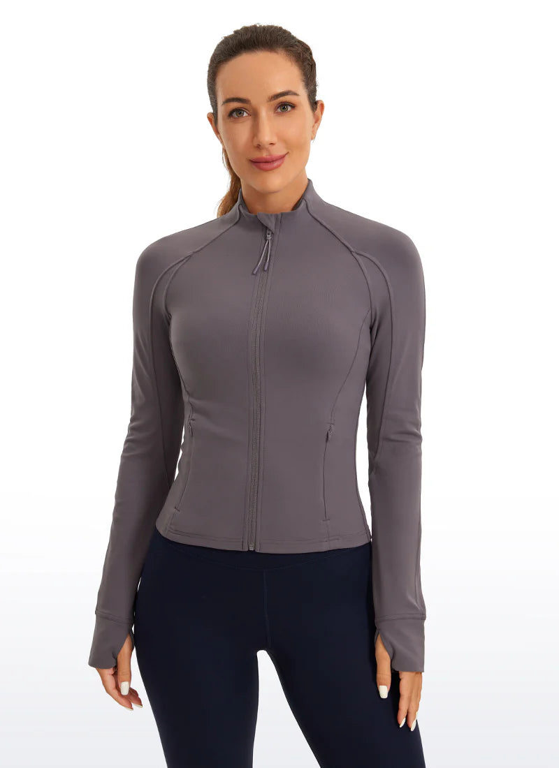 Butterluxe Waist Length Full Zip Jacket