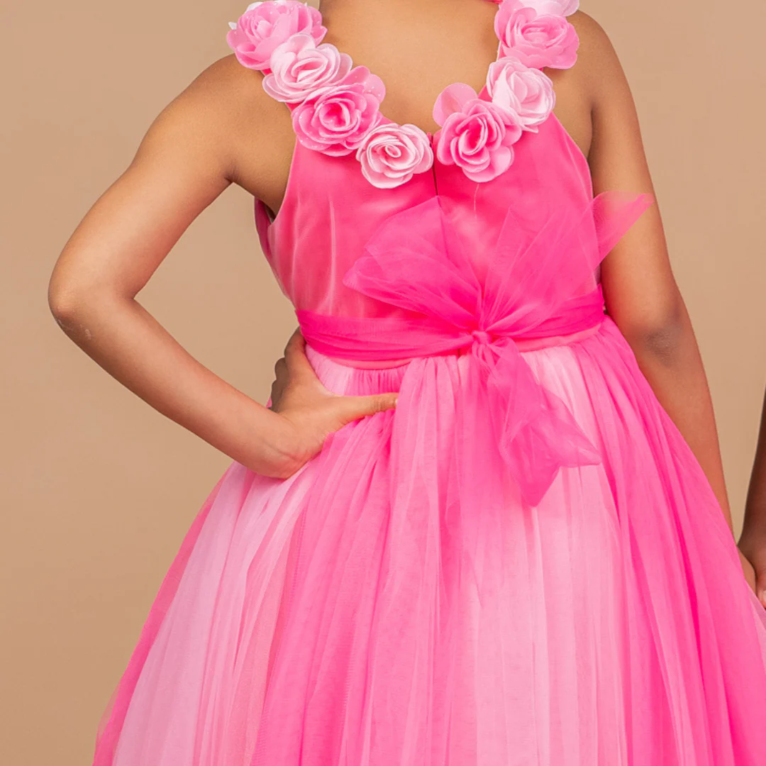 Pink Swirl Dress