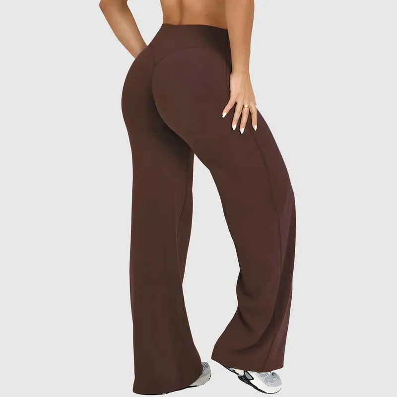 Straight Leg Bottoms Fitness Gymwear Women Workout Leggings