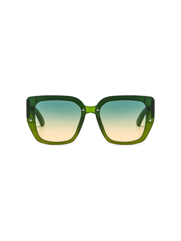 Geometric Sun-Protection Sunglasses Accessories