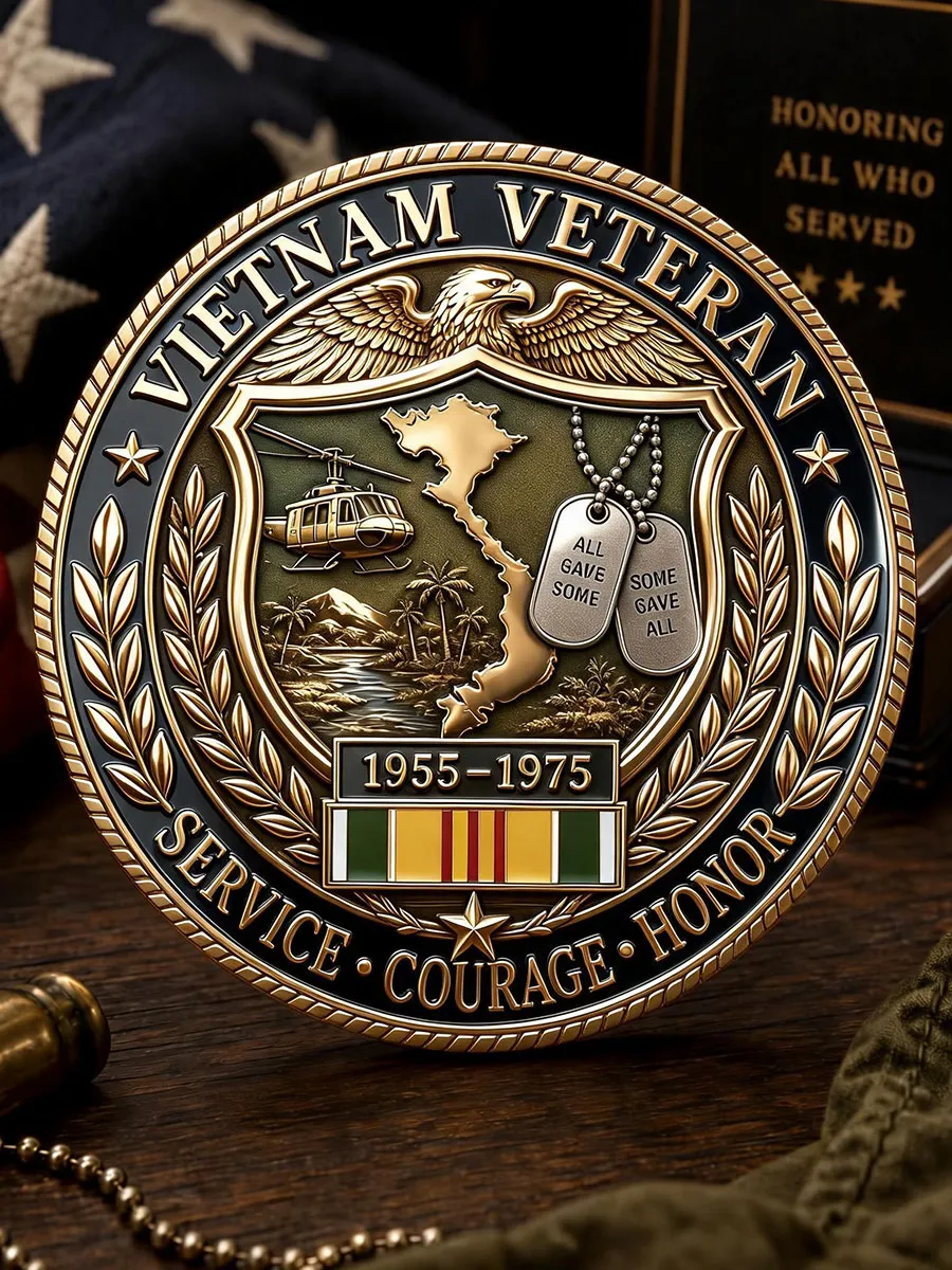 Vietnam Veteran Welcome Home Commemorative Metal Medal