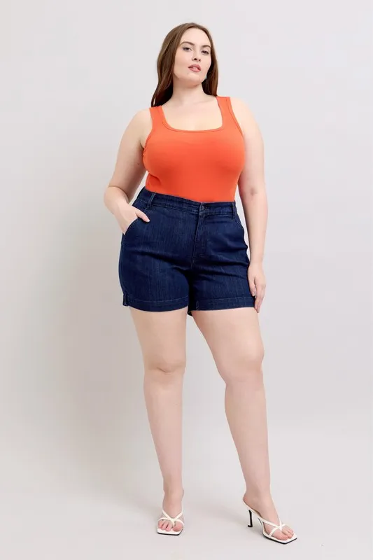 High Waist Denim Shorts