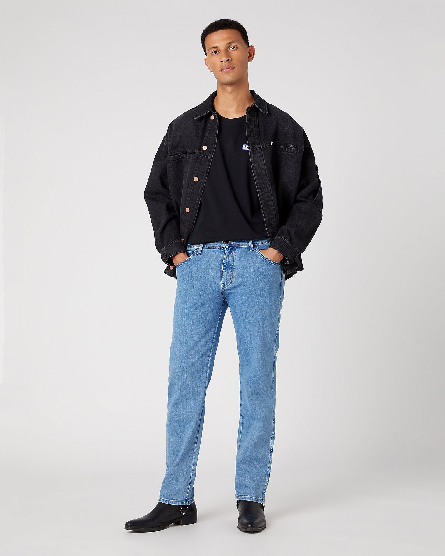 Texas Stretch Authentic Straight Mens Jeans - Good Shot