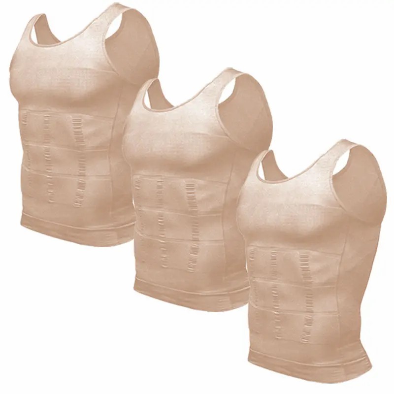 【3 pack】💪Men's Compression Shapewear Tank Top | Slim Fit Body Shaping Vest