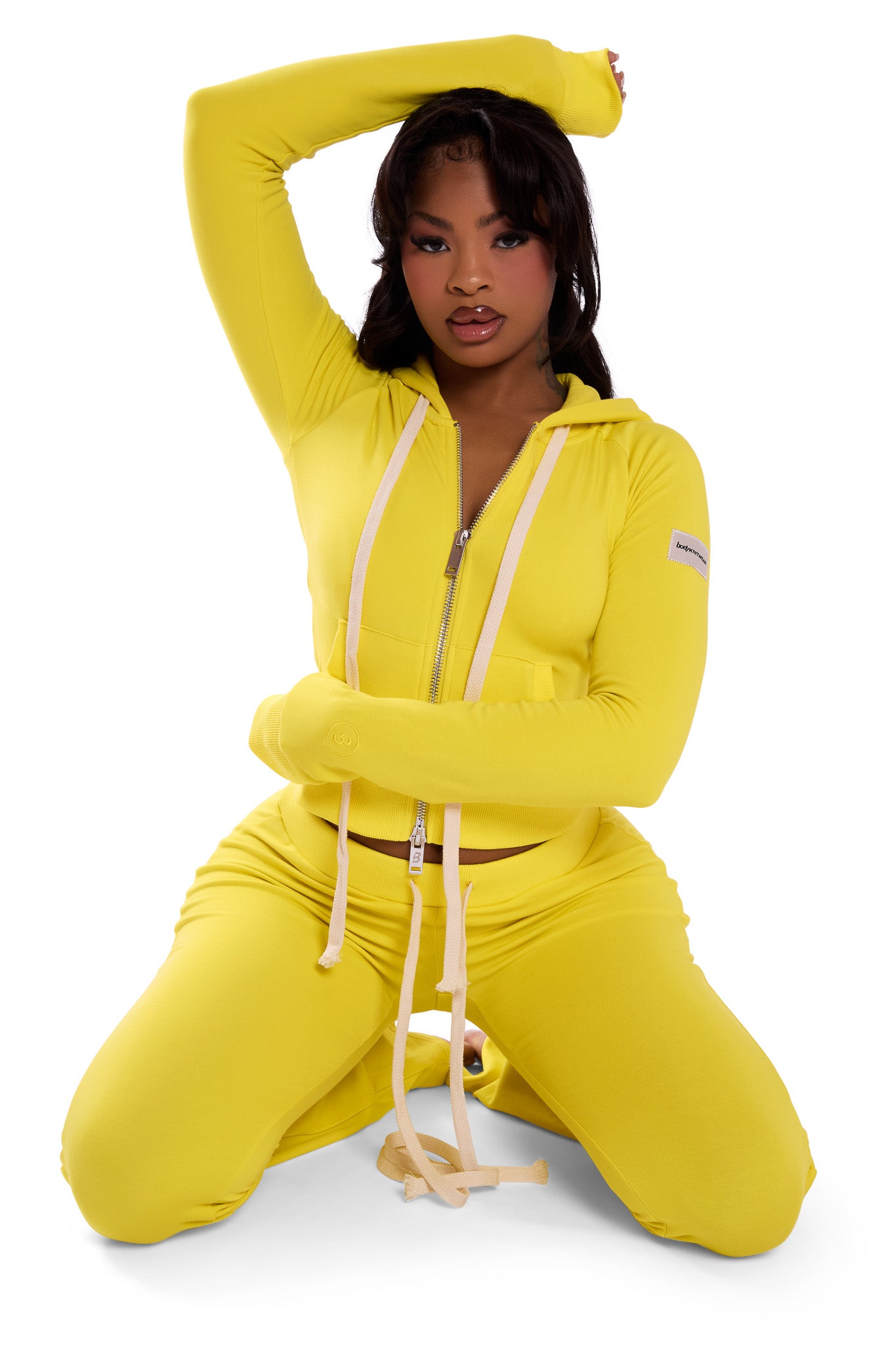 BODY KNITWEAR PANTS (YELLOW)