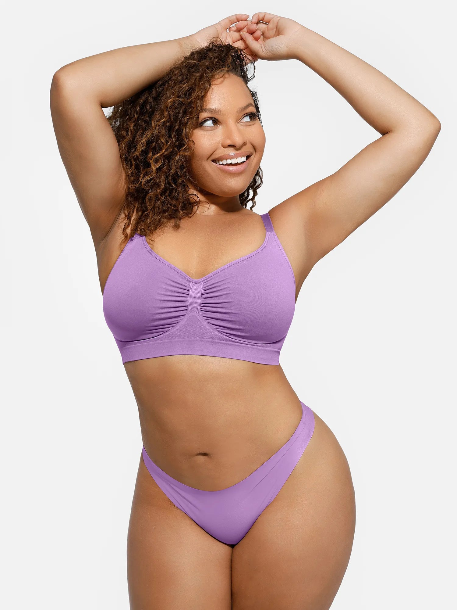 Feelingirl Everyday Wireless Bra Unlined Soft Bra