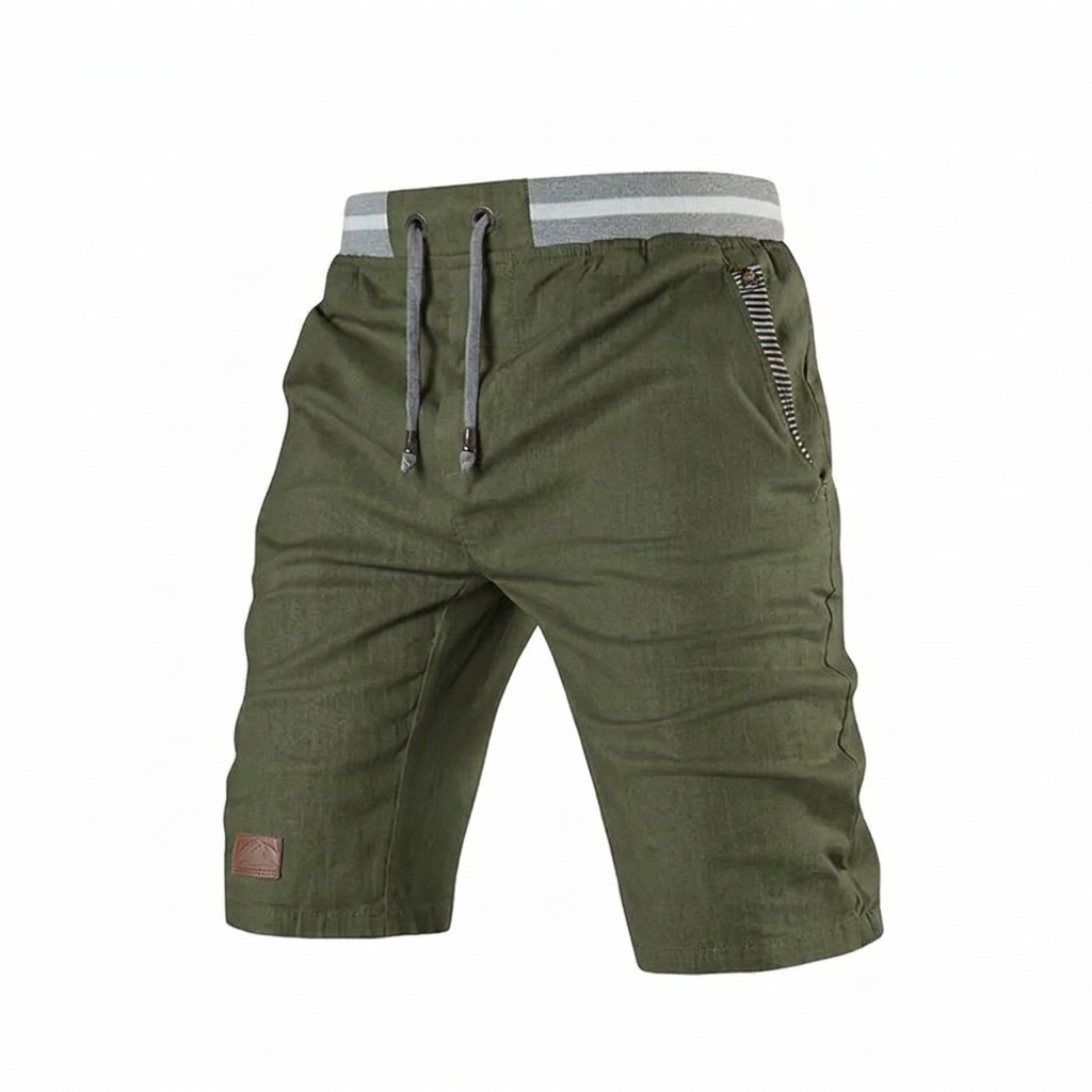 Men's Striped Bermuda Shorts