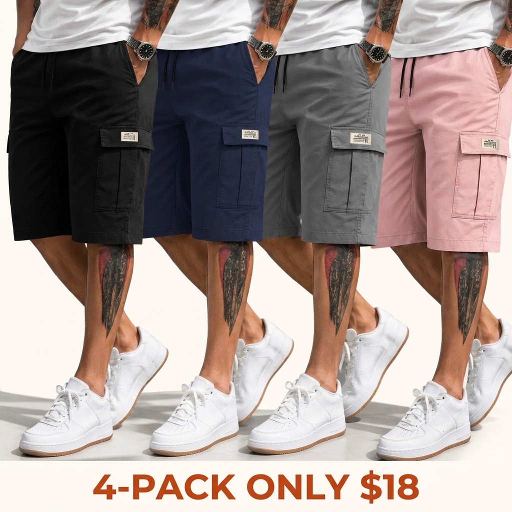 Men's slim-fit shorts