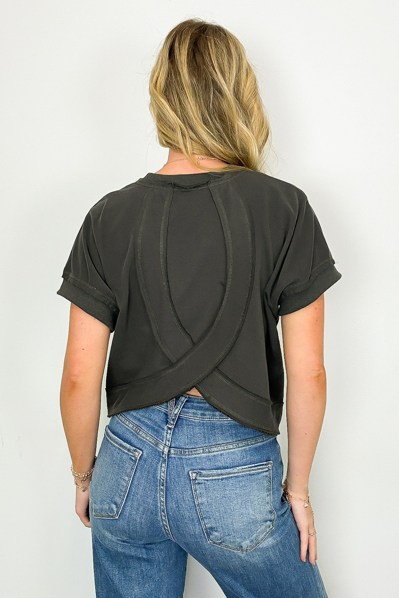 Corie Crewneck Short Sleeve Top