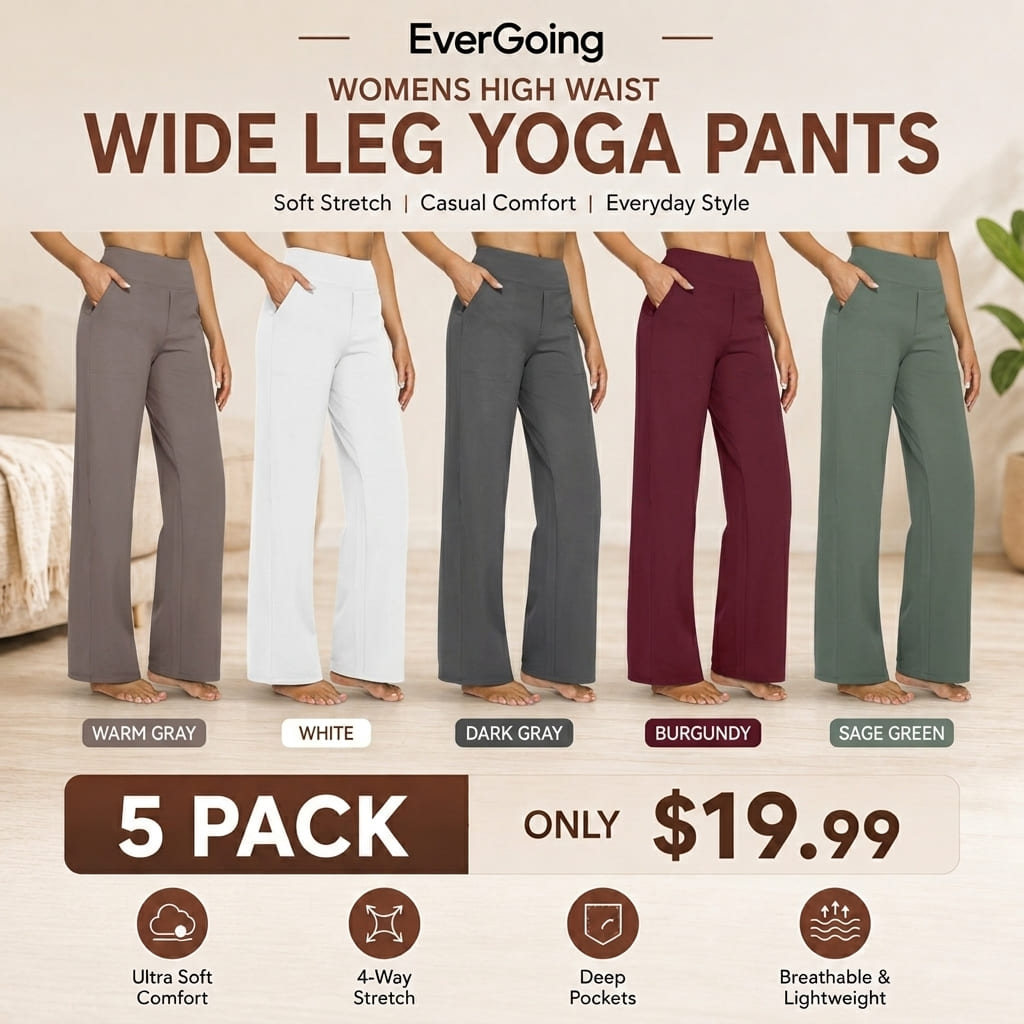 Women's High-Waist Yoga Pants with Pockets