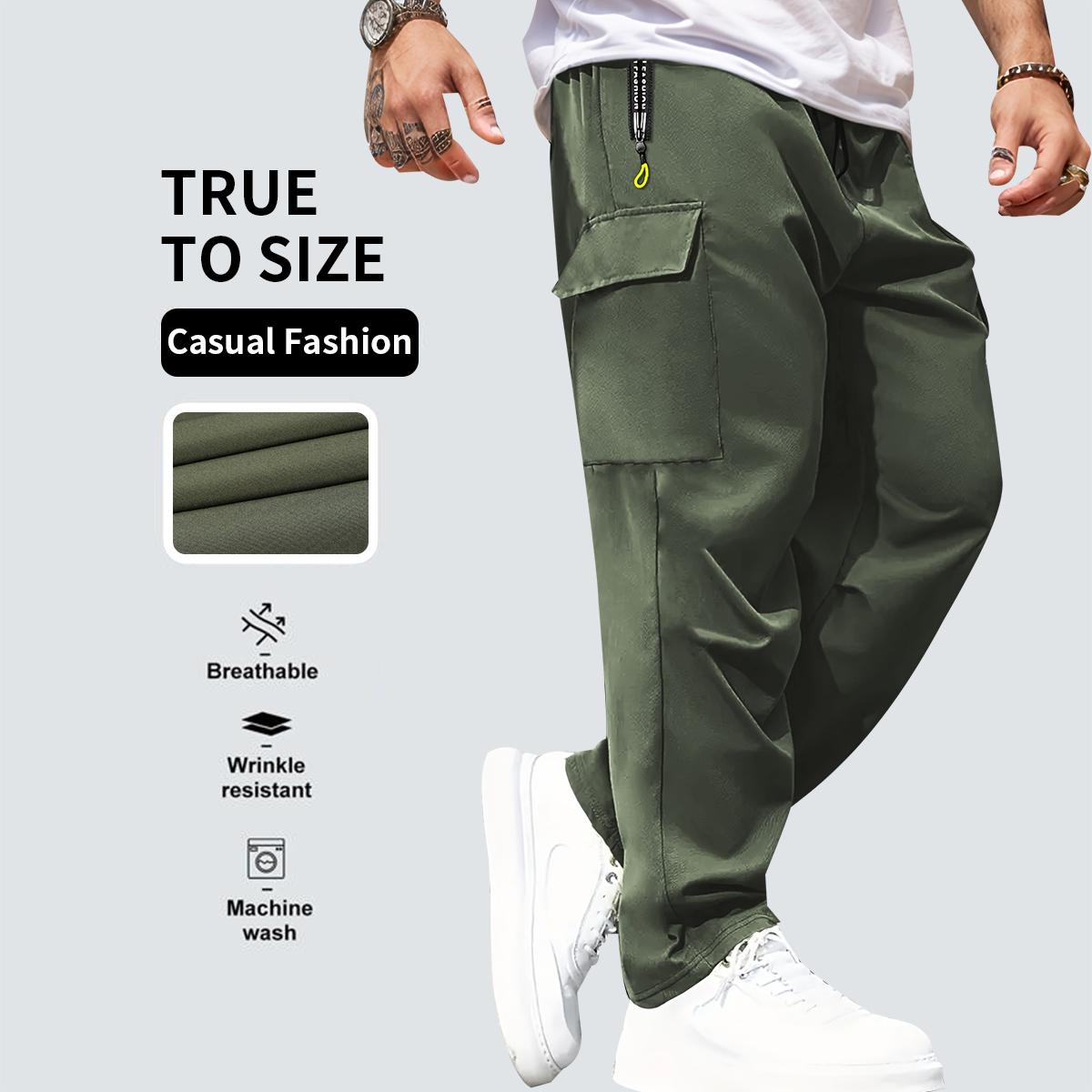 Men's Cargo Pants (with Zipper Pockets)