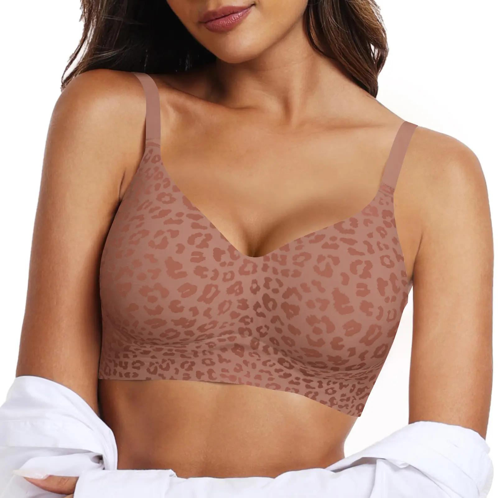 Women's Seamless Wireless Push Up Bra