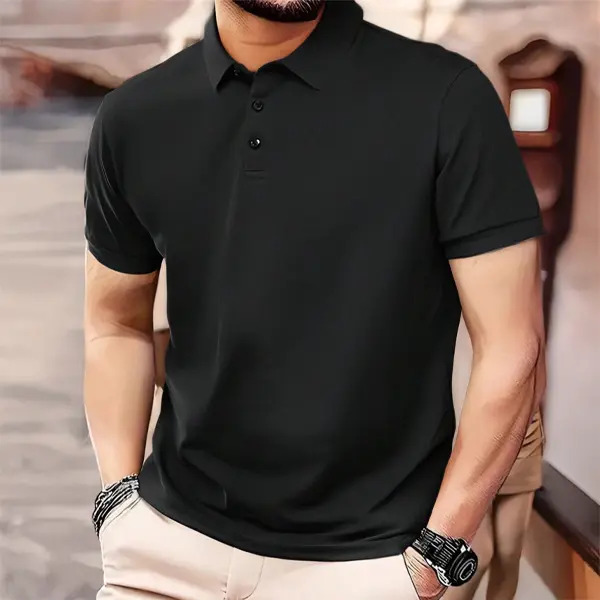 Men's Business Casual Polo Shirt
