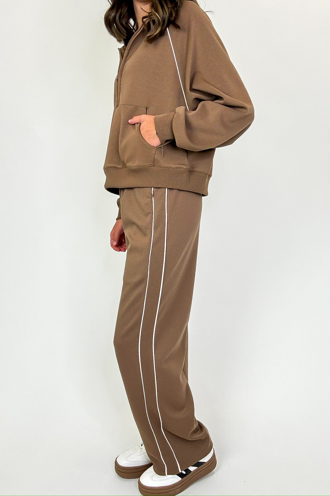 Wide Leg Knit Comfy Casual Sweat Pants