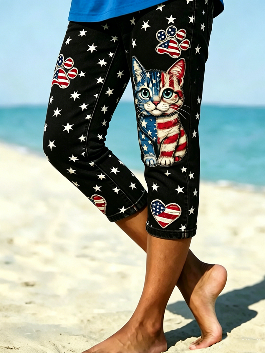 American Independence Day Celebration Pants