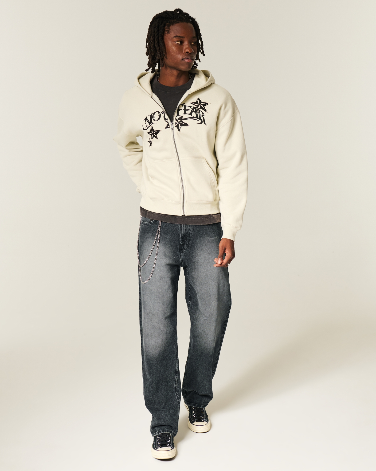 Light Wash Baggy Jeans