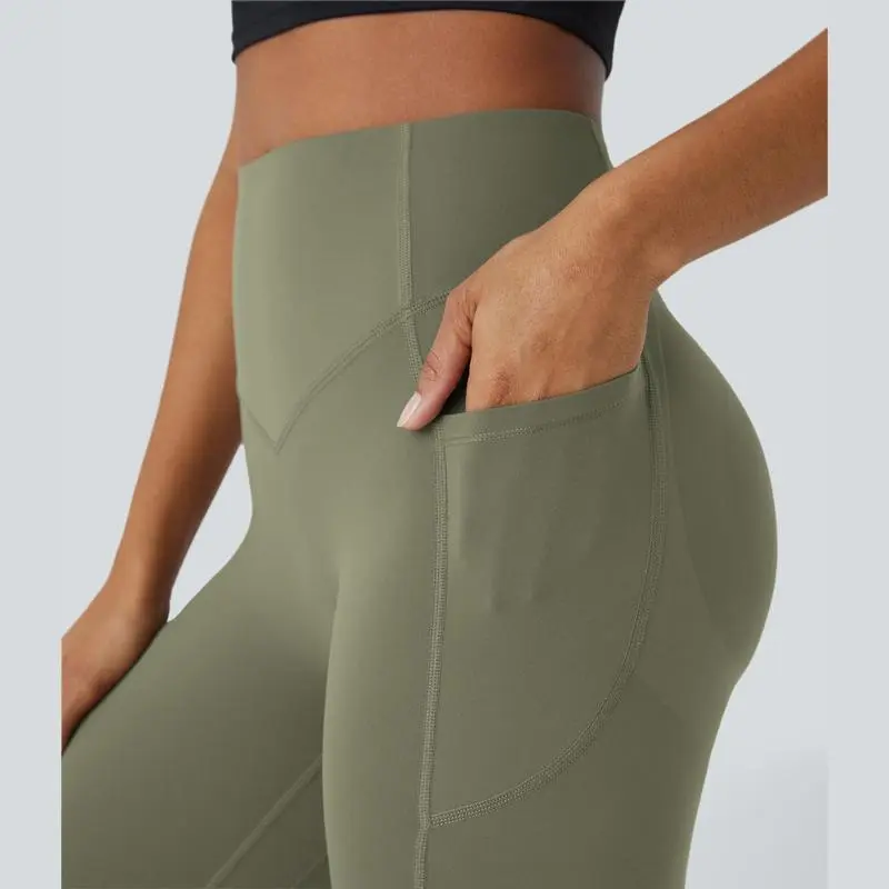 Women's High-Waist Shapewear Leggings With Pockets