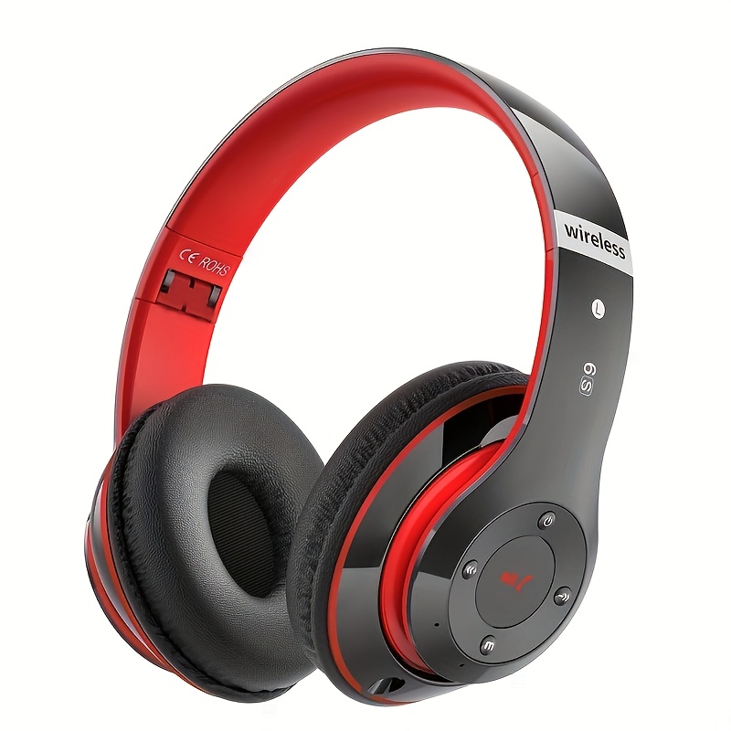 6S Hi-Fi Stereo Foldable Wireless Stereo Headsets Earbuds With Built-in Mic