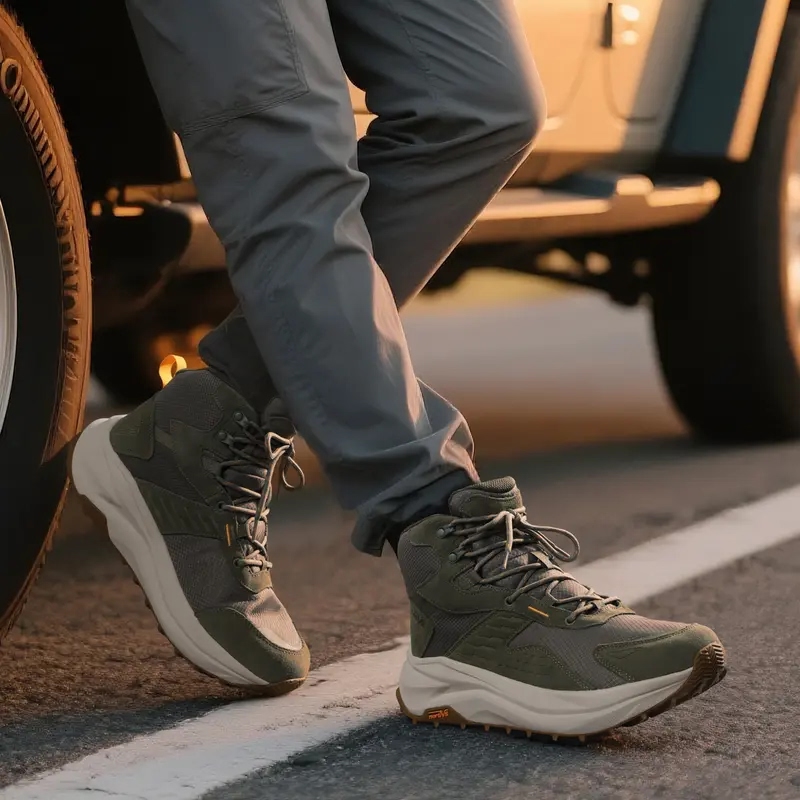 Men's wide-last lightweight waterproof hiking boots