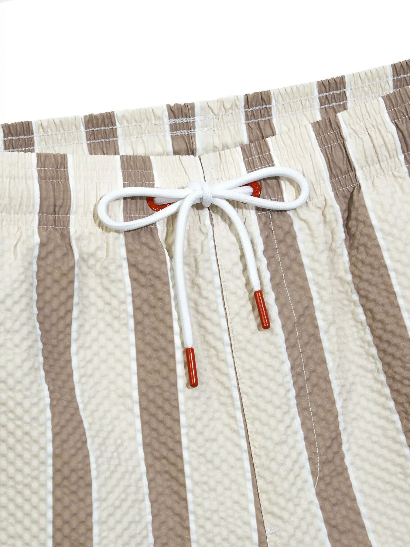BreezeMax 2-in-1 Striped Quick-Dry Swim Trunks