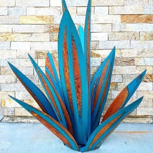 Anti rust Metal Tequila Agave Plant