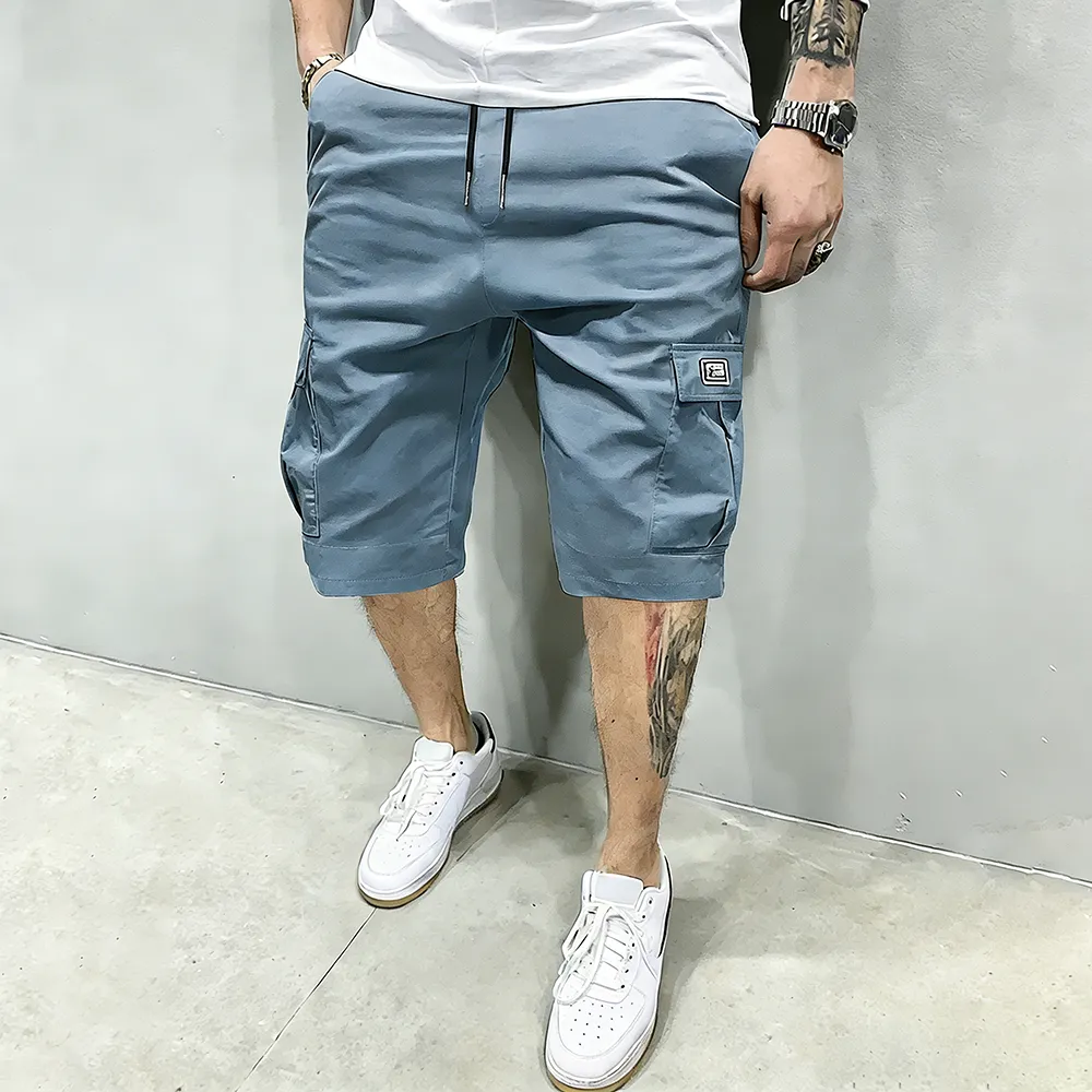 🔥Men's Pockets Drawstring Cargo Shorts