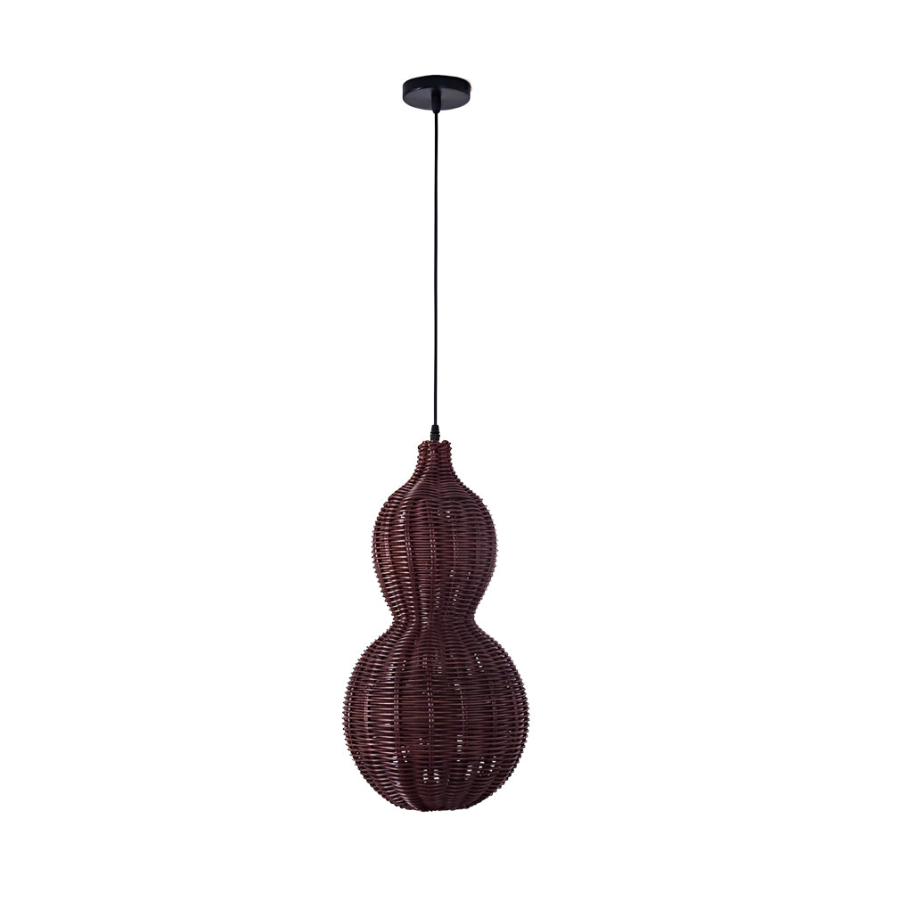 Rattan Gourd Waterproof Retro Outdoor Chandelier Porch Lights Wall Lamp