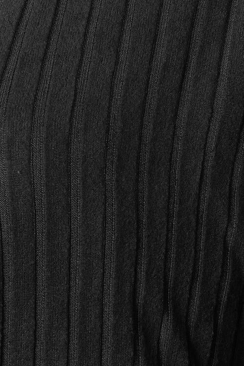 Full Size Ribbed Open Front Long Sleeve Cardigan